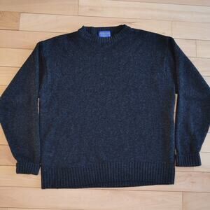 Pendleton Wool Crewneck Sweater Gray Size L